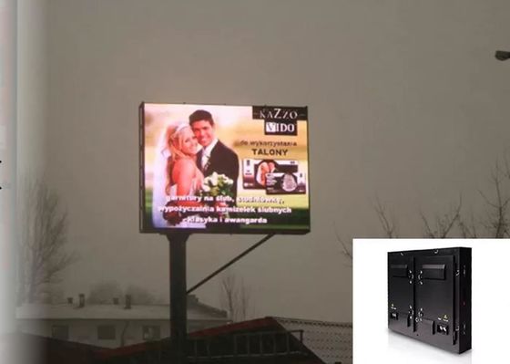 سطوع تلقائي SMD3535 P10 شاشة عرض الإعلانات الخارجية للوحة LED الخارجية