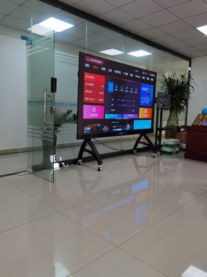 شاشة تلفزيون LED ذكية متحركة 1.875 مم 2.5 مم شاشة عرض لغرفة المؤتمرات